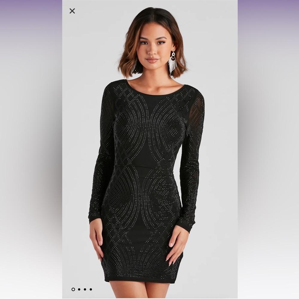 Brand new beaded bodycon dress